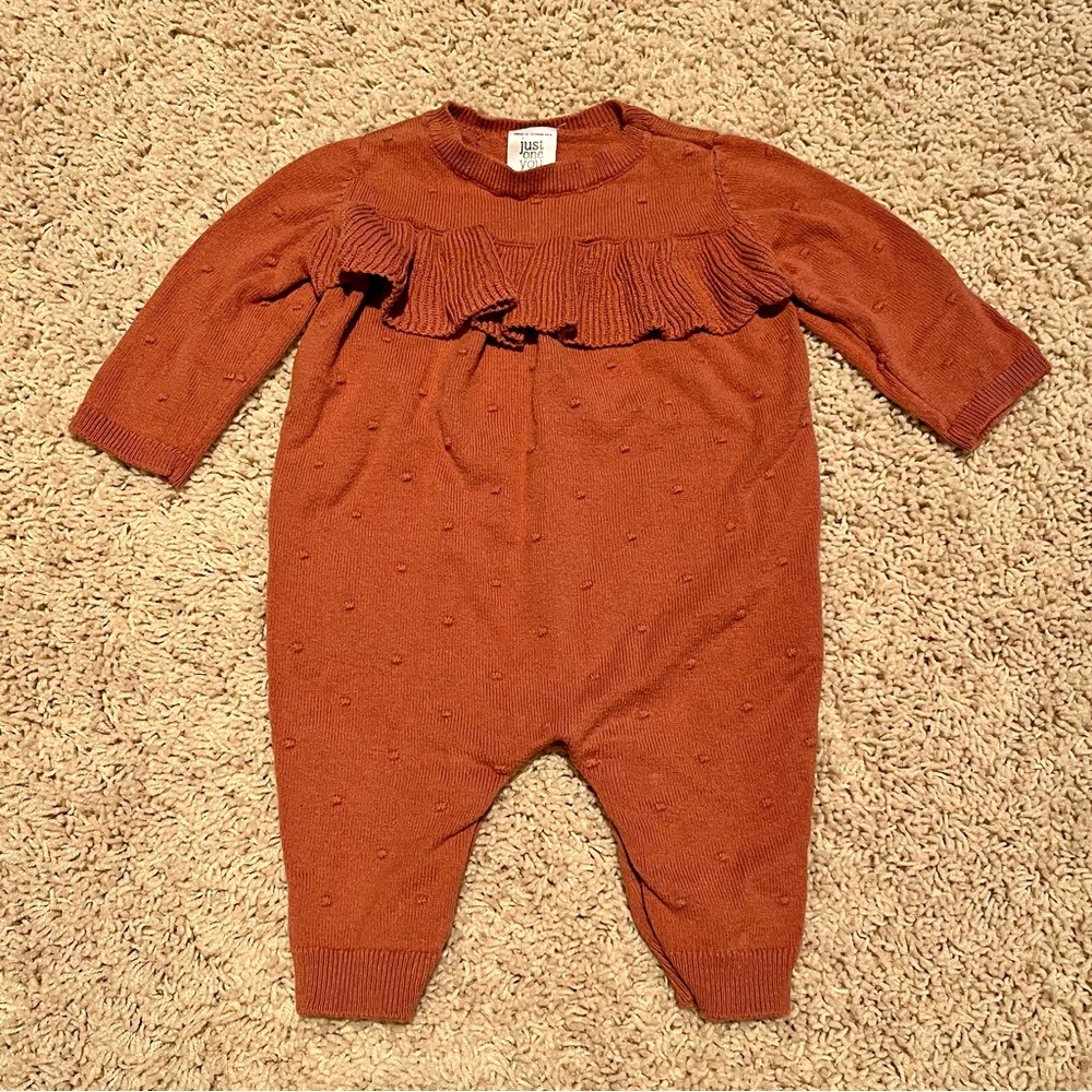 Just One You by Carters Sweater Baby Romper 3 Months